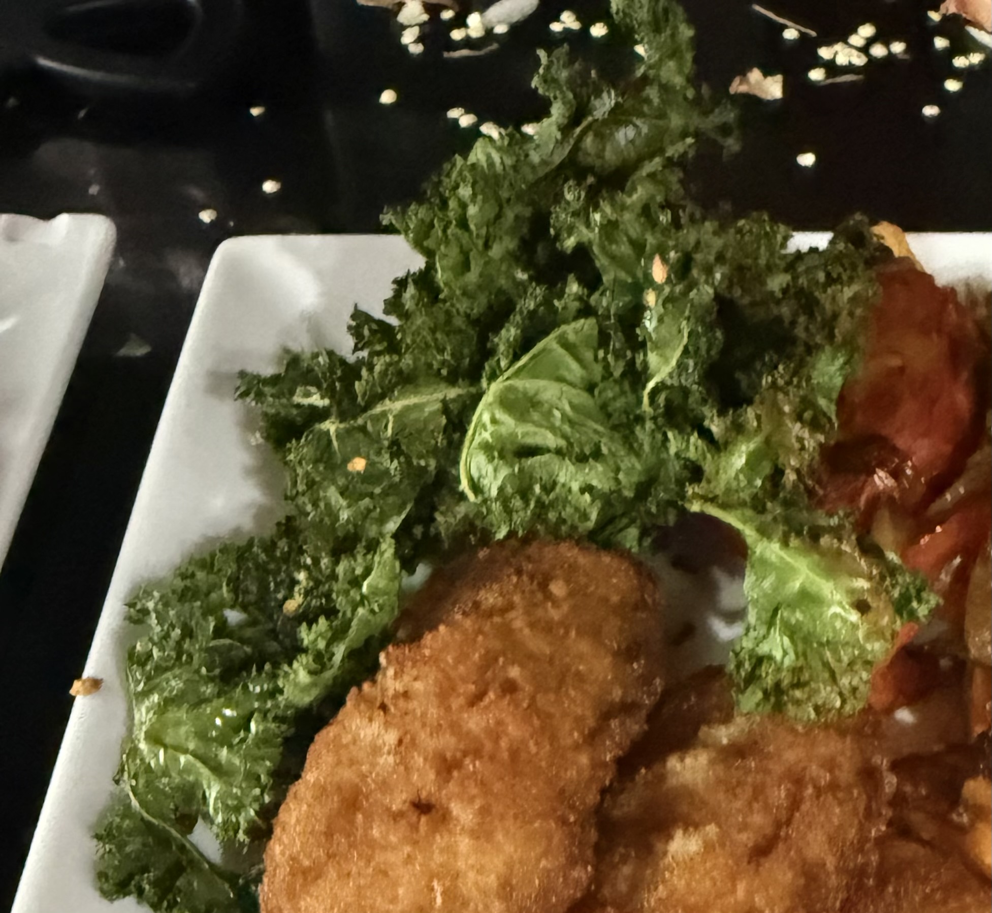 *Chilli kale chips