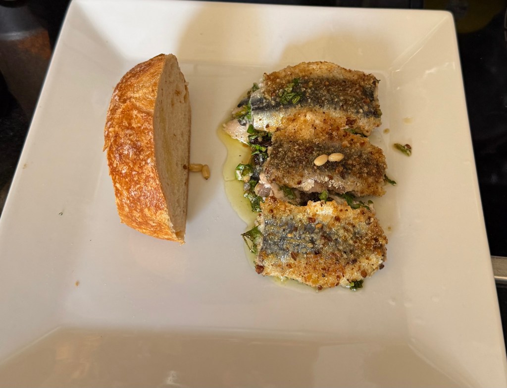 Sardine farcite al forno (Baked&nbsp;sardines)