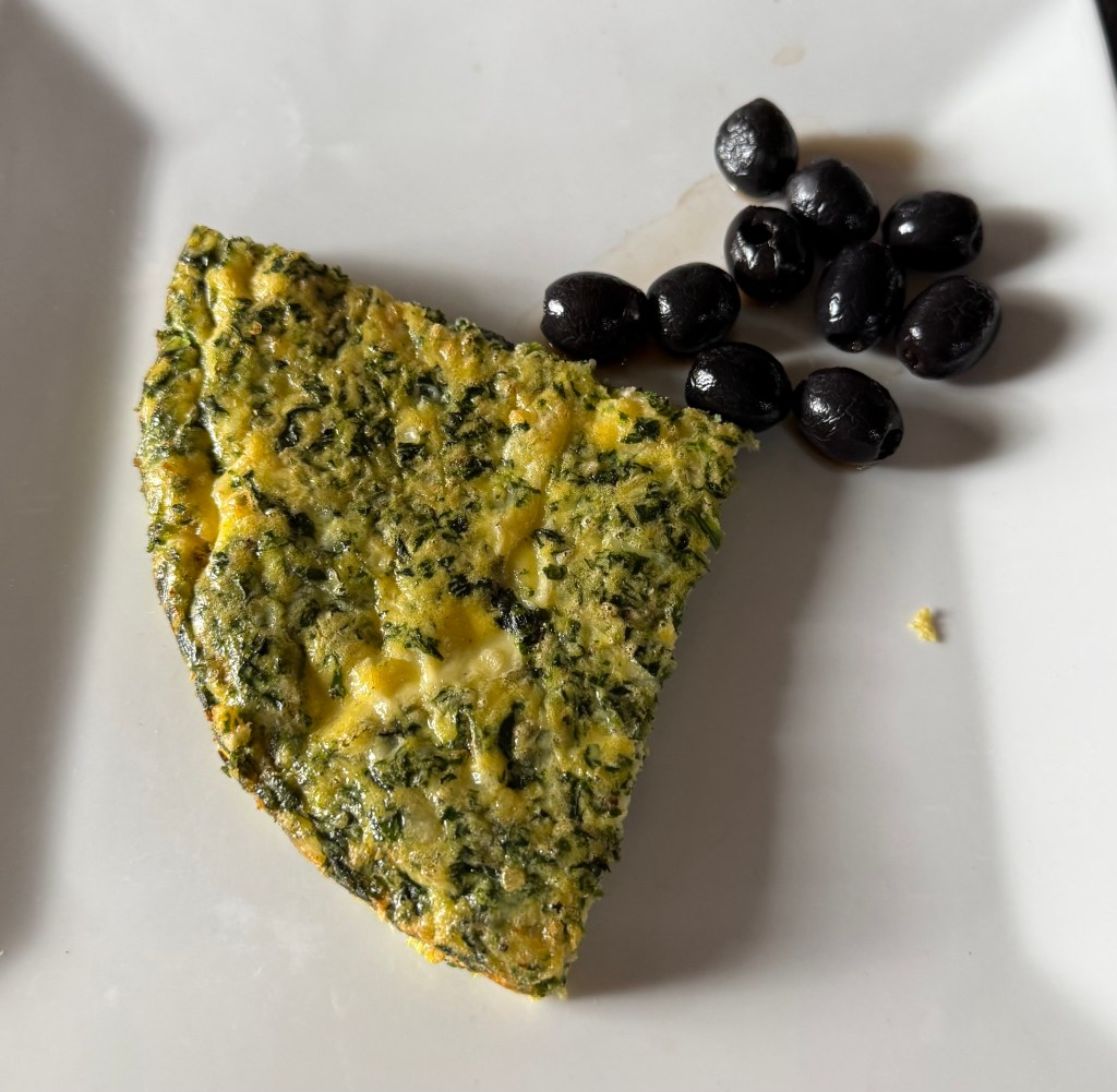 Spinach frittata