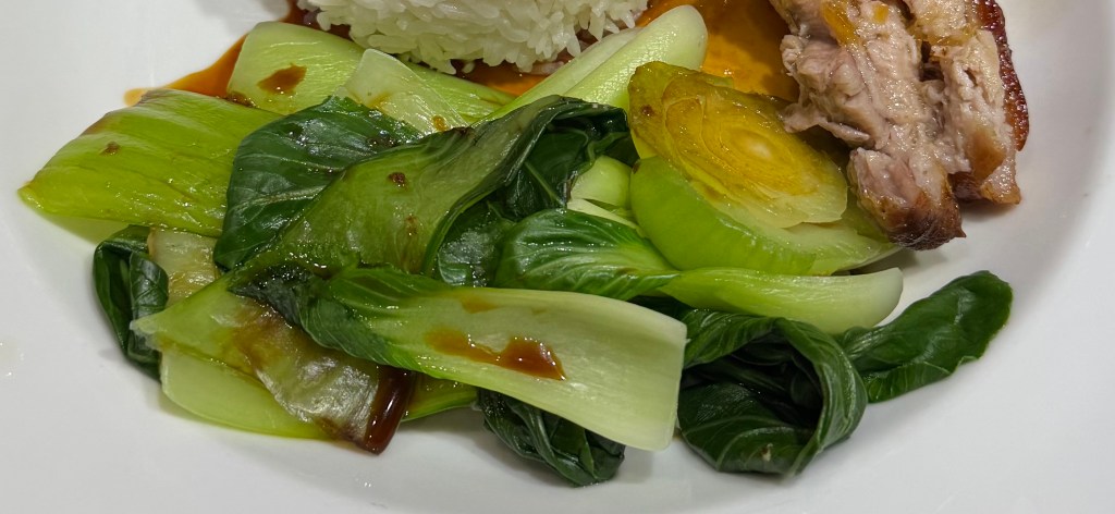 *Bok choy with sweet soy and&nbsp;lime