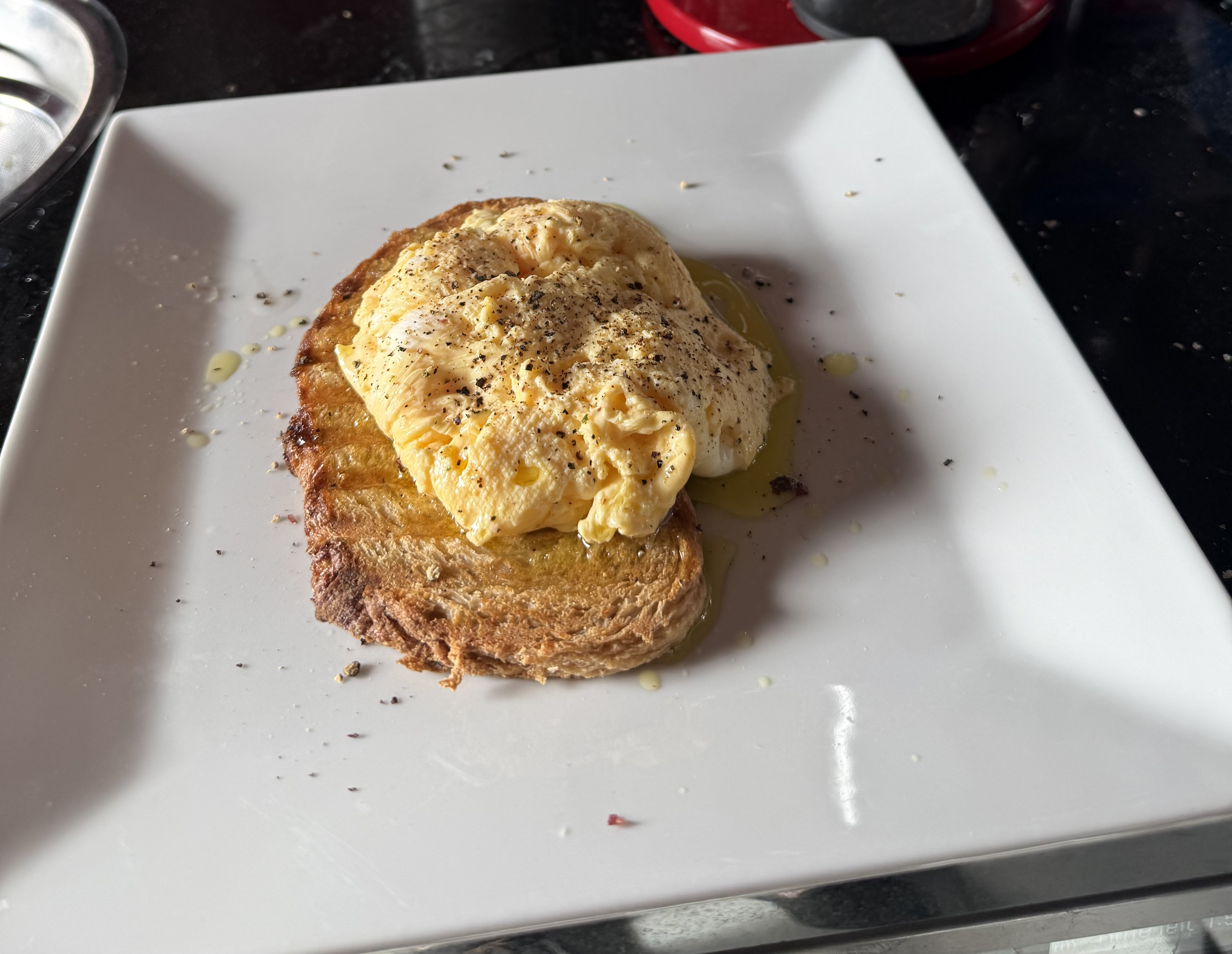 *Daniel Patterson’s Poached Scrambled Eggs