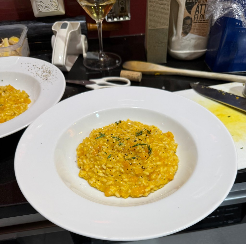 *Risotto di zucca (Pumpkin&nbsp;risotto)